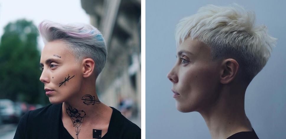 Fashionable haircut for the brave: pixie